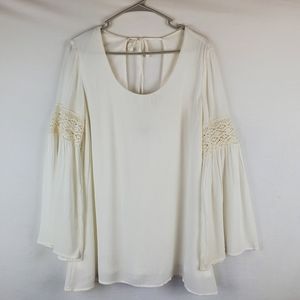 Purple Snow (Anthropologie)flowy blouse